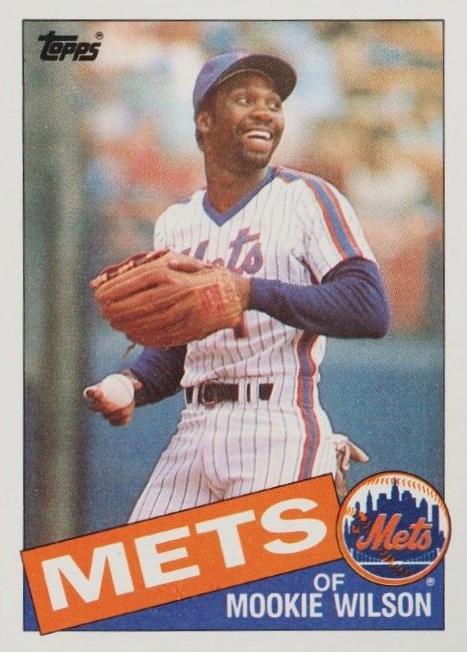 1985 Topps Mookie Wilson #775 Baseball Card