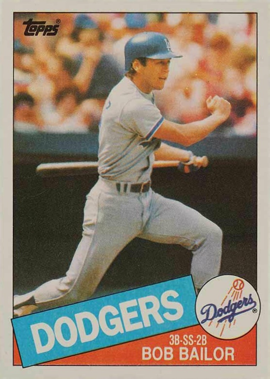1985 Topps Bob Bailor #728 Baseball Card