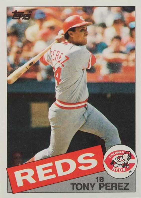 1985 Topps Tony Perez #675 Baseball Card