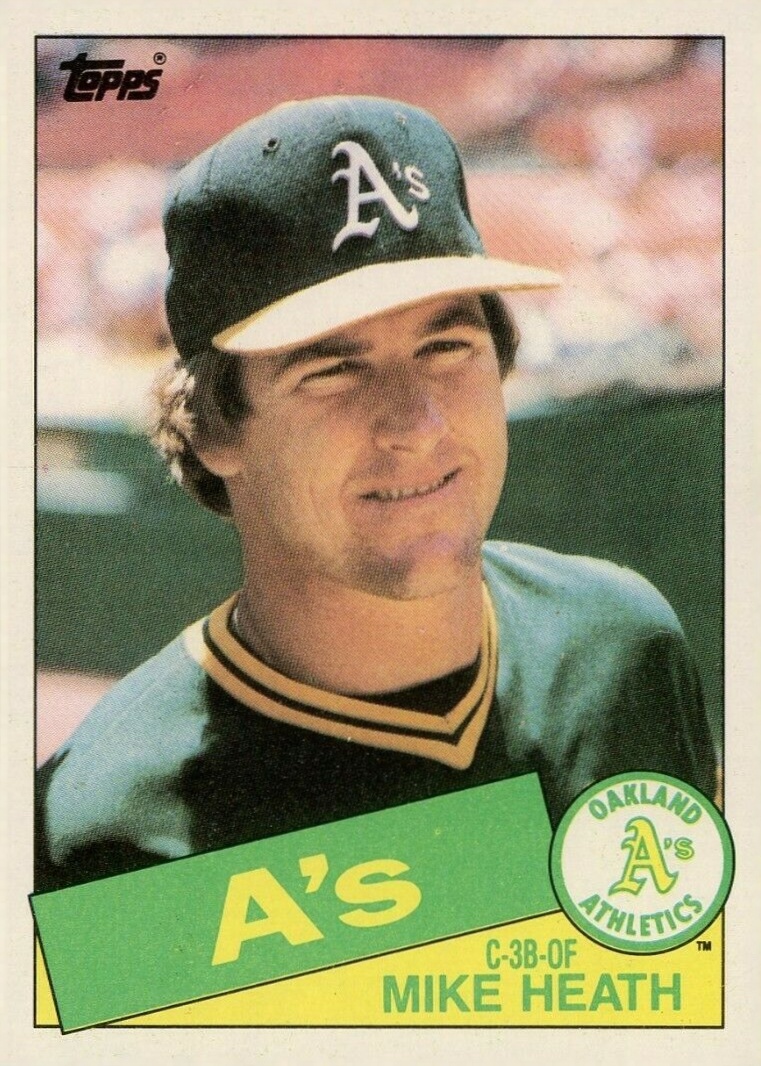 1985 Topps Mike Heath #662 Baseball Card