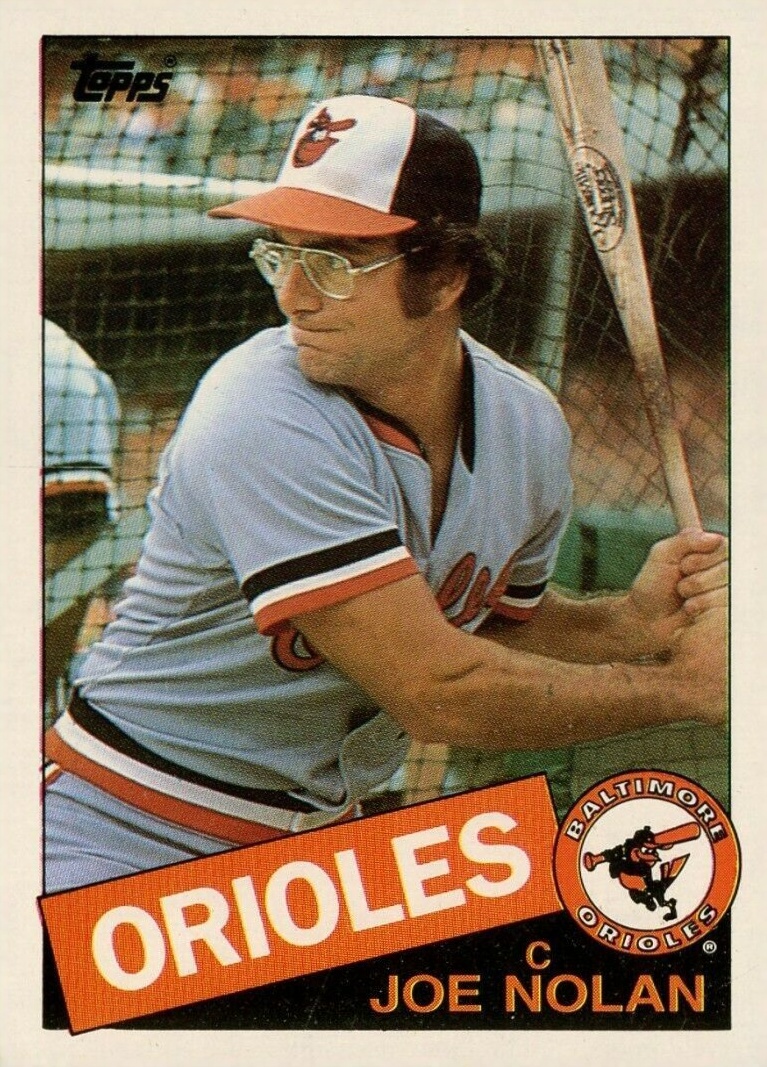 1985 Topps Joe Nolan #652 Baseball Card