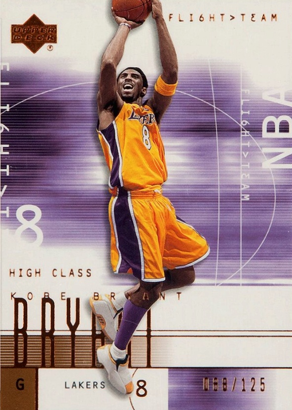 2001 Upper Deck Flight Team Kobe Bryant #8 Basketball Card