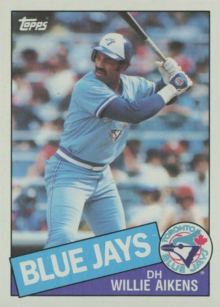 1985 Topps Willie Aikens #436 Baseball Card