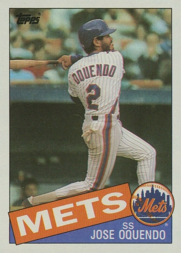 1985 Topps Jose Oquendo #598 Baseball Card