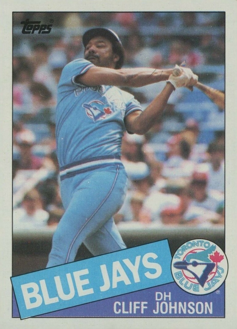 1985 Topps Cliff Johnson #568 Baseball Card