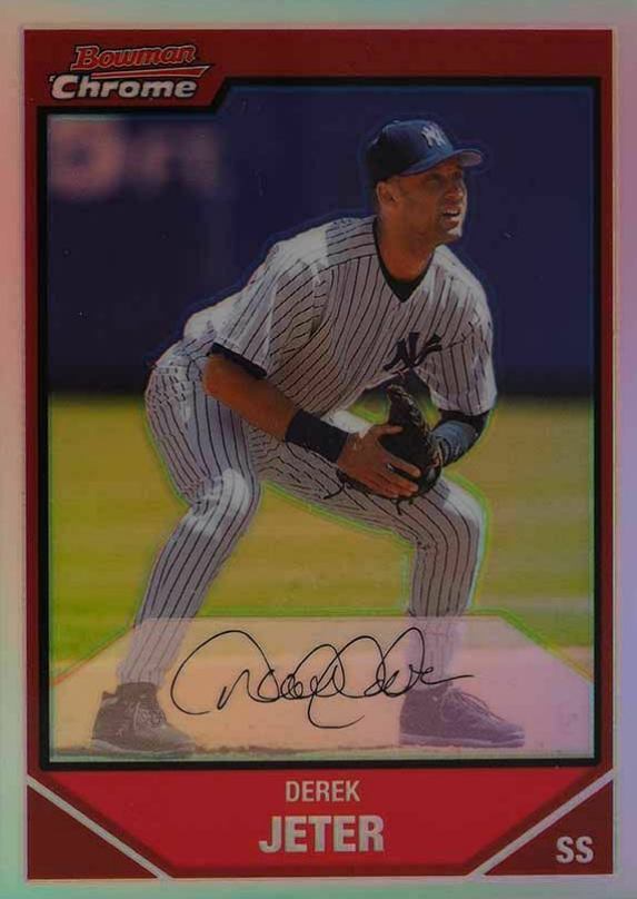 2007 Bowman Chrome Derek Jeter #90 Baseball Card