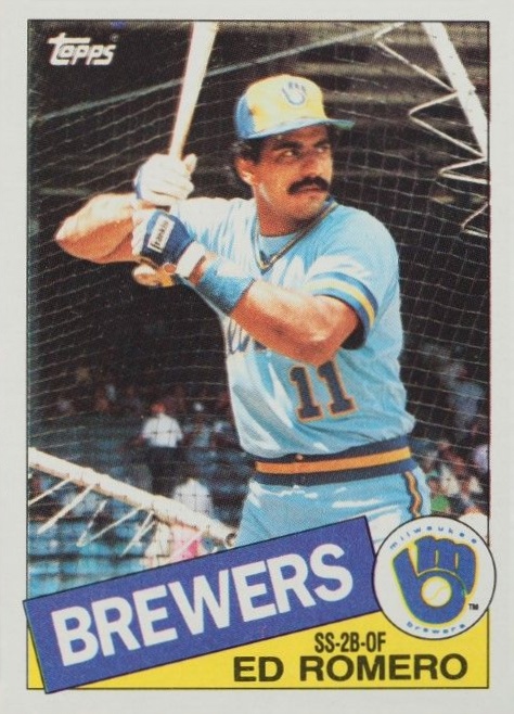 1985 Topps Ed Romero #498 Baseball Card