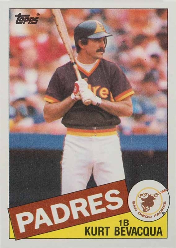 1985 Topps Kurt Bevacqua #478 Baseball Card