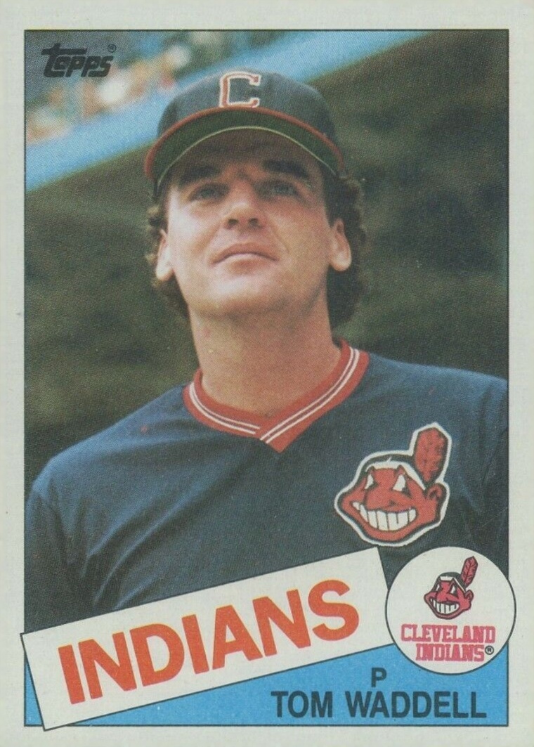 1985 Topps Tom Waddell #453 Baseball Card