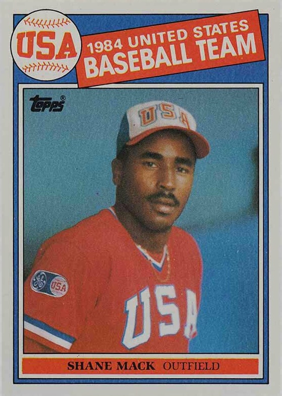 1985 Topps Shane Mack #398 Baseball Card