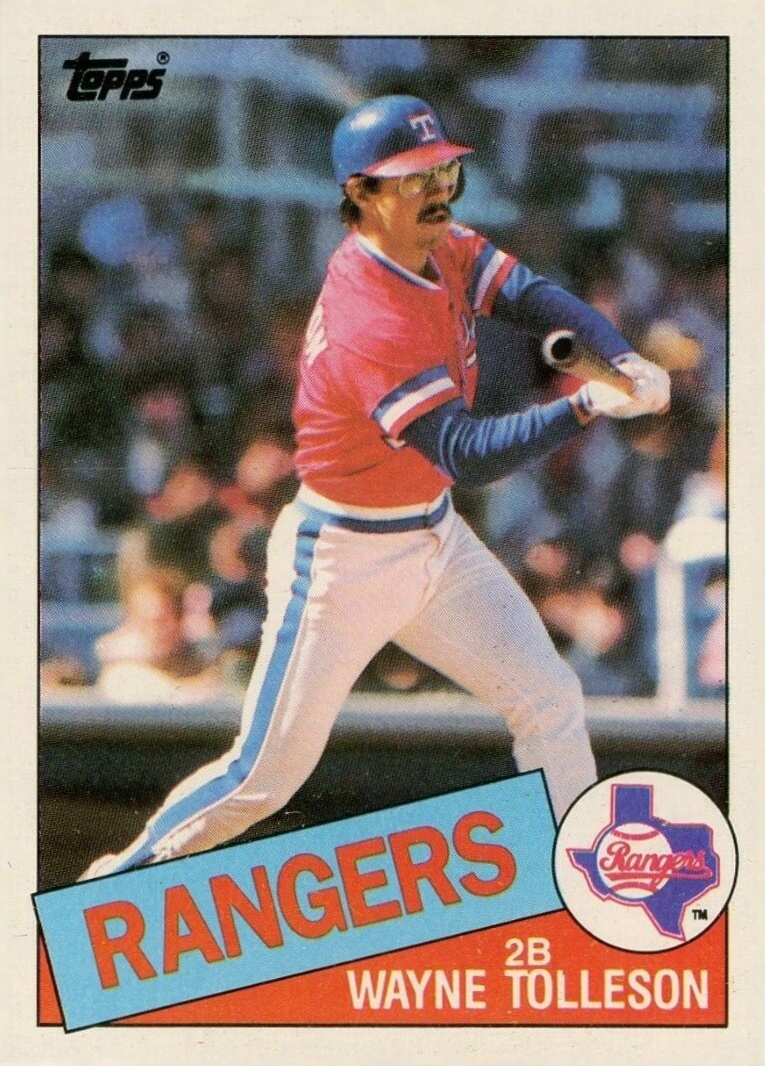 1985 Topps Wayne Tolleson #247 Baseball Card