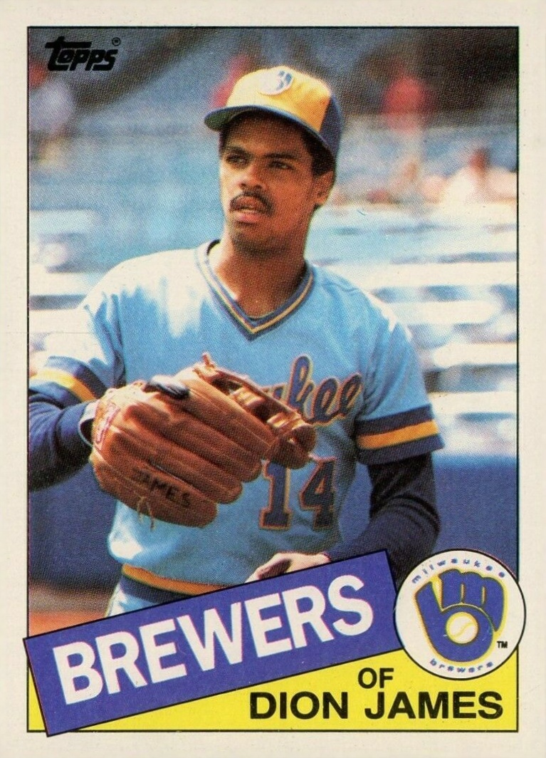 1985 Topps Dion James #228 Baseball Card