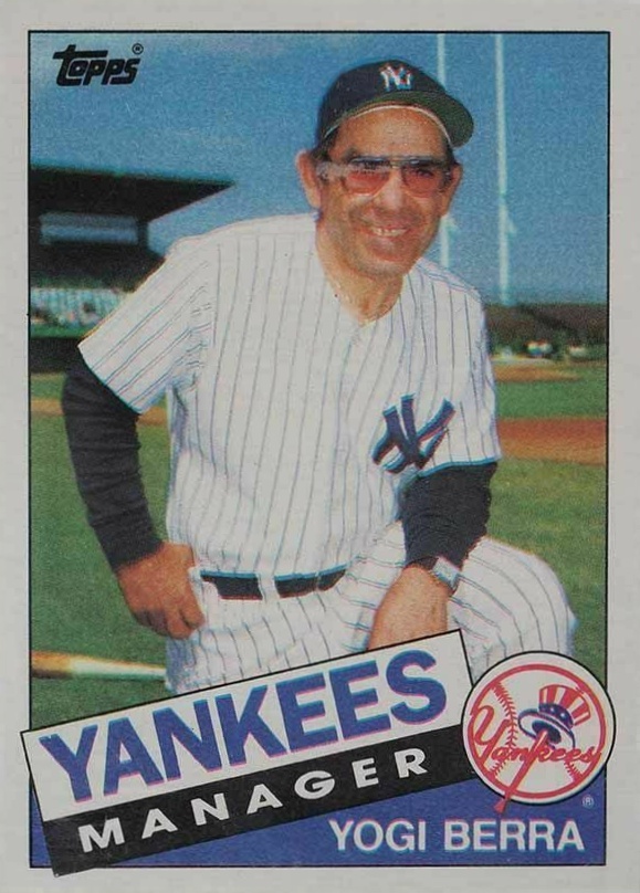 1985 Topps Yogi Berra #155 Baseball Card