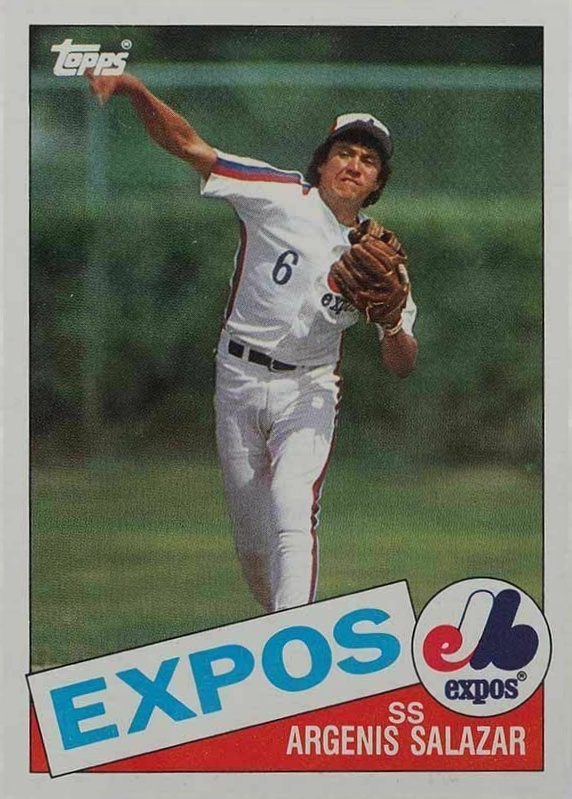 1985 Topps Argenis Salazar #154 Baseball Card