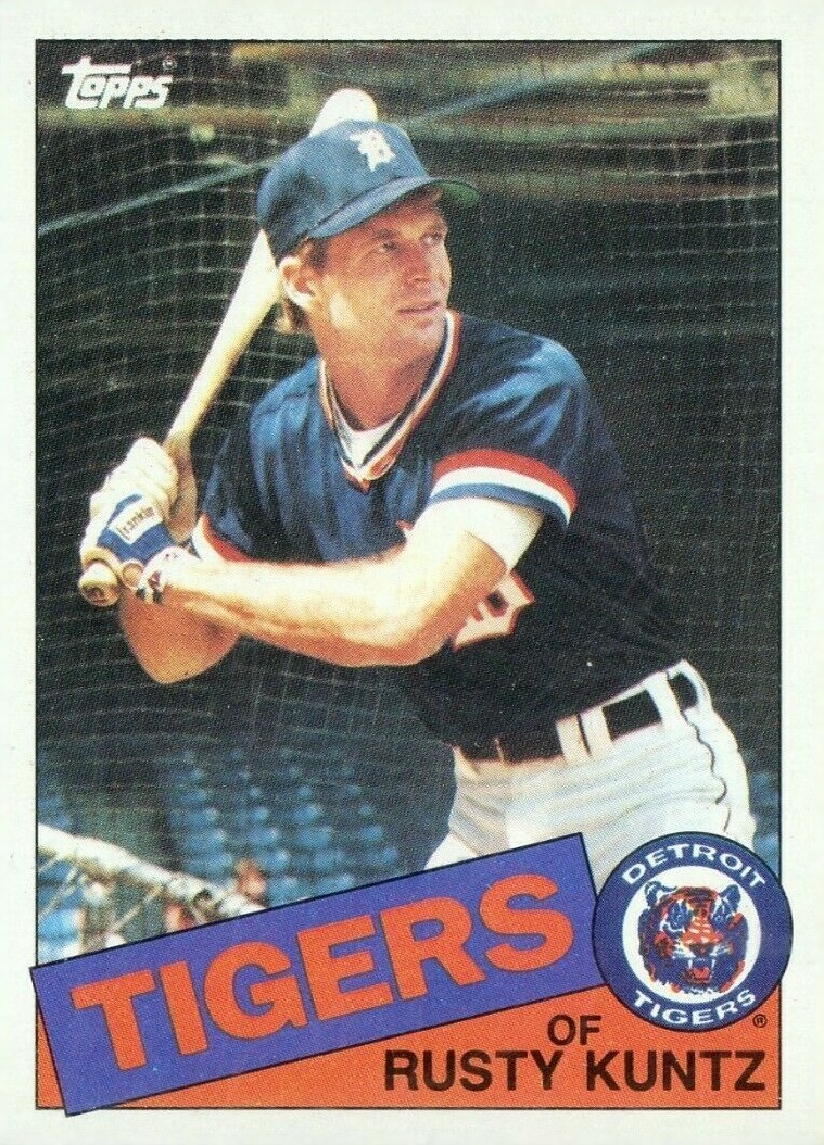 1985 Topps Rusty Kuntz #73 Baseball Card