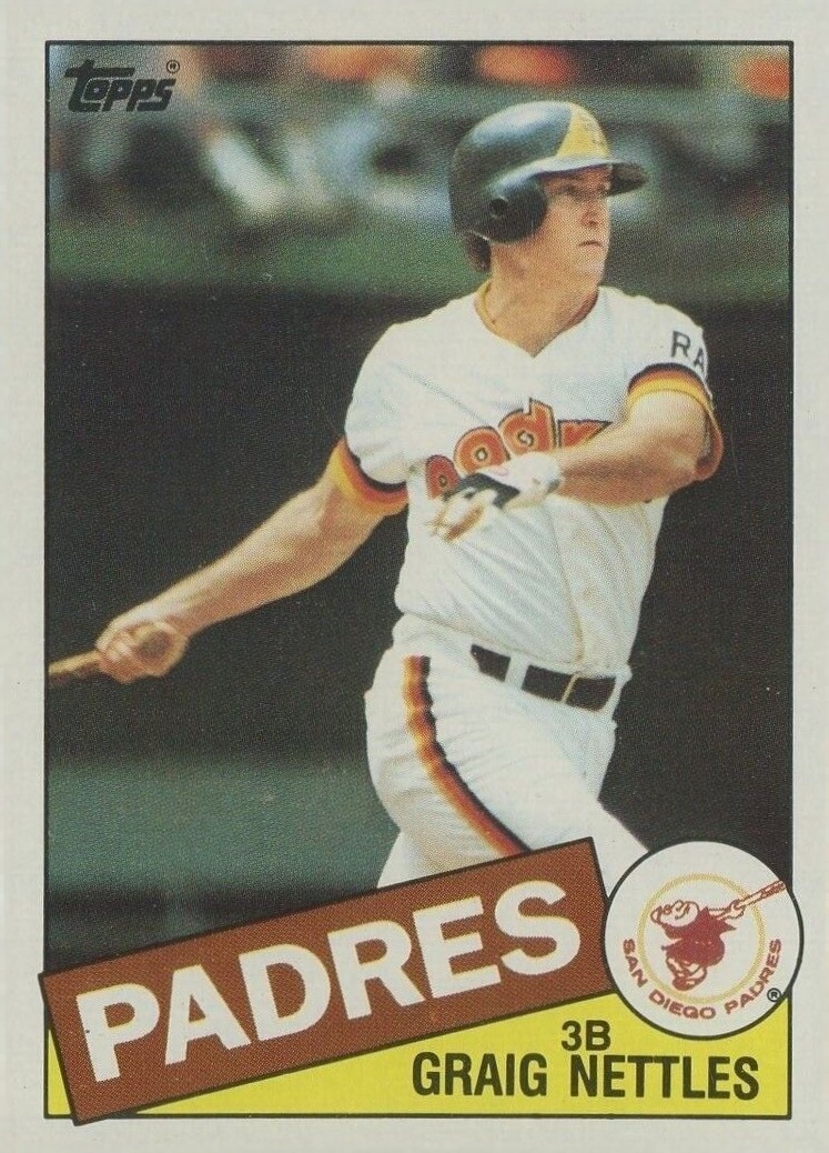 1985 Topps Graig Nettles #35 Baseball Card