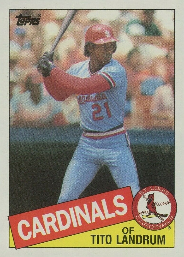 1985 Topps Tito Landrum #33 Baseball Card