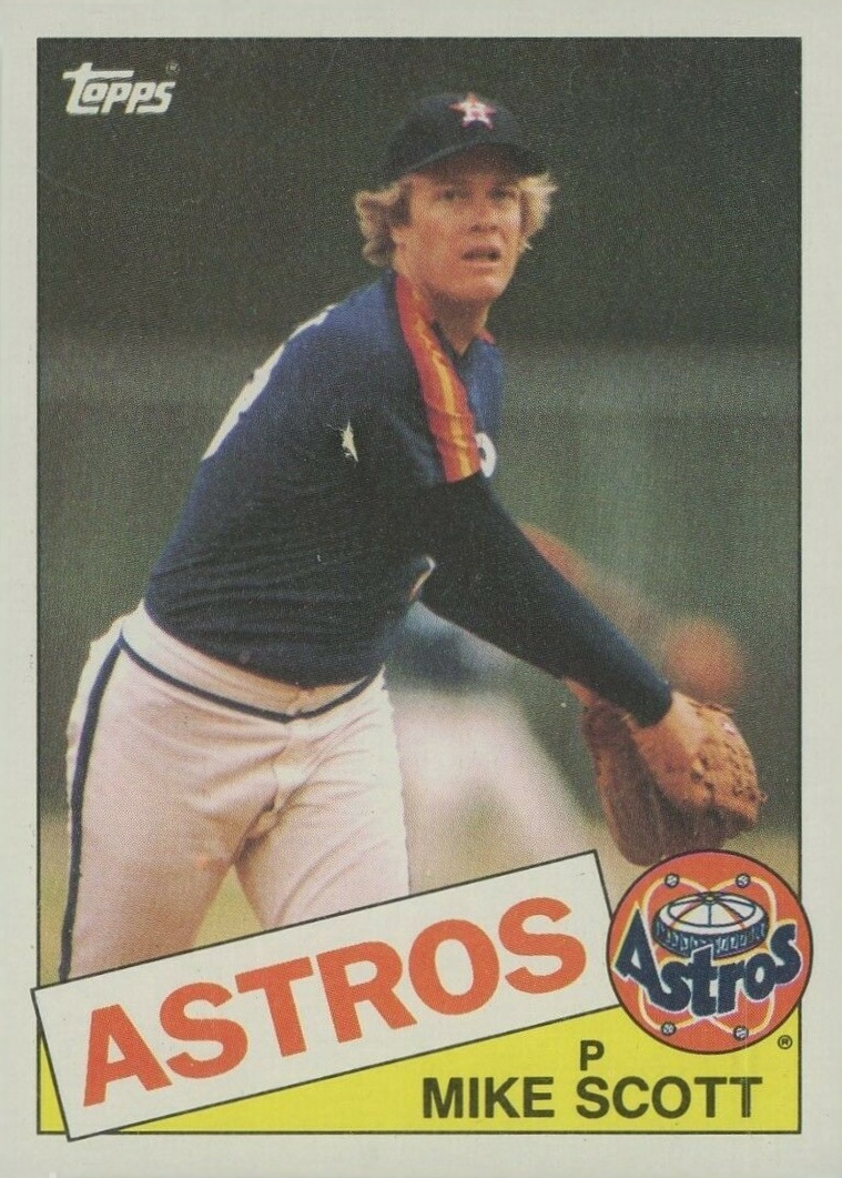 1985 Topps Mike Scott #17 Baseball Card
