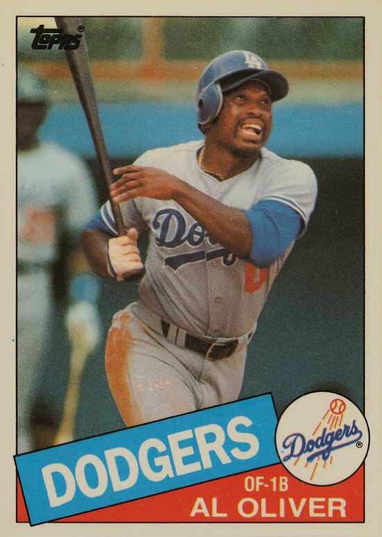 1985 Topps Traded Tiffany Al Oliver #88T Baseball Card