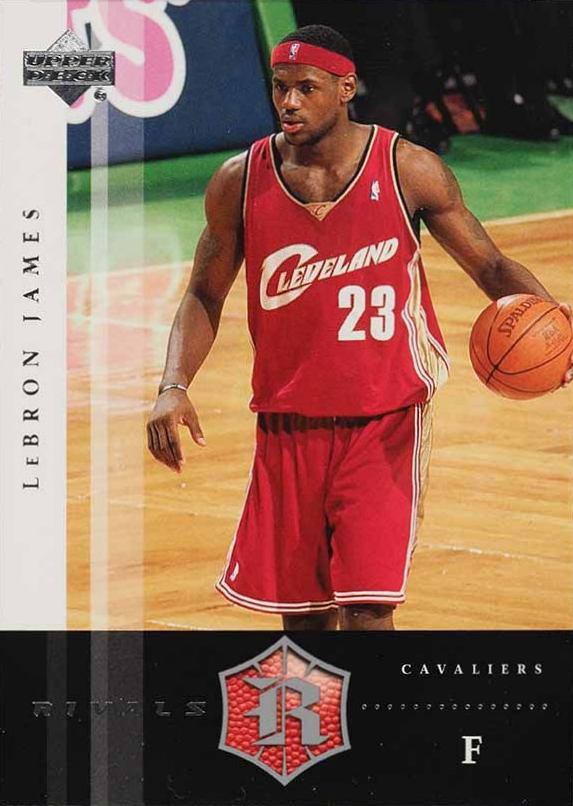 2004 Upper Deck Rivals LeBron James #7 Basketball Card
