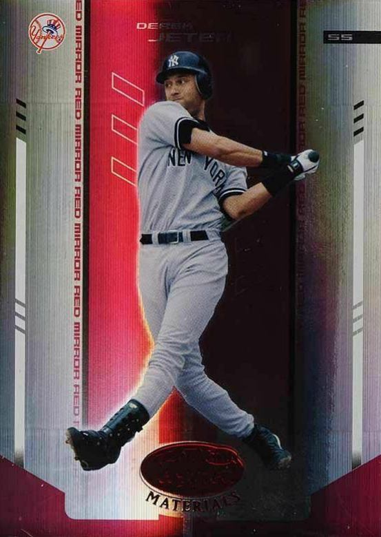 2004 Leaf Certified Materials Derek Jeter #51 Baseball Card