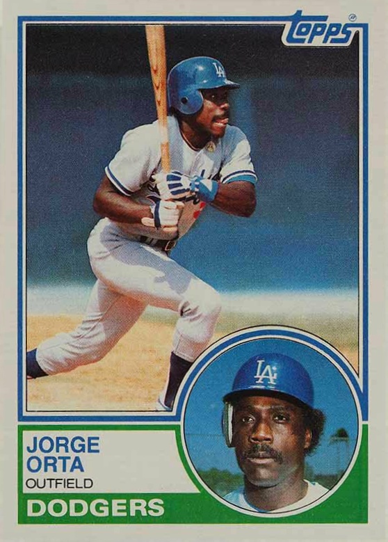 1983 Topps Jorge Orta #722 Baseball Card
