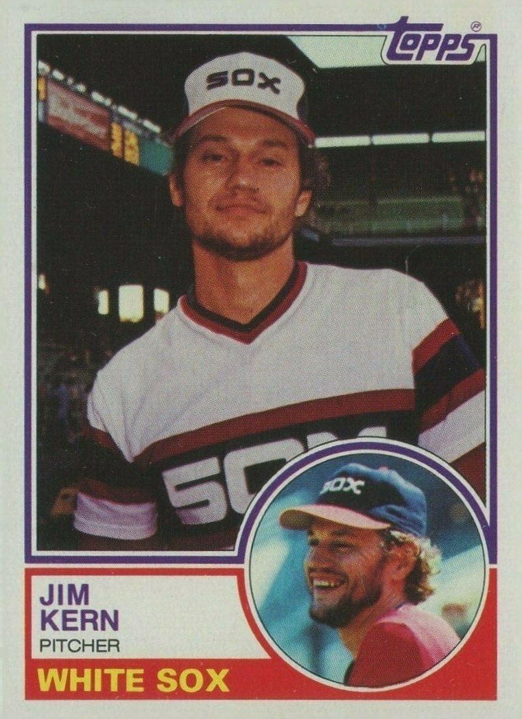 1983 Topps Jim Kern #772 Baseball Card
