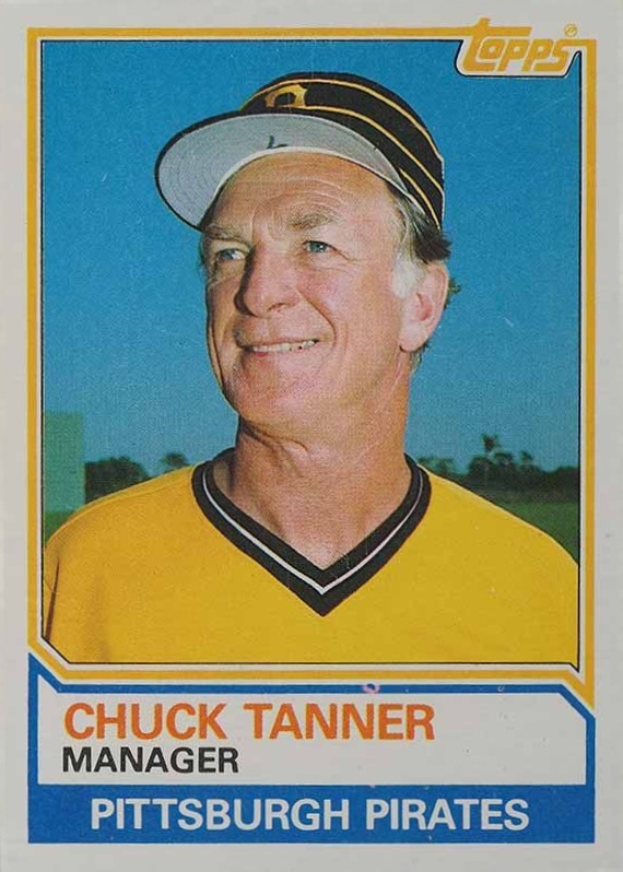 1983 Topps Chuck Tanner #696 Baseball Card
