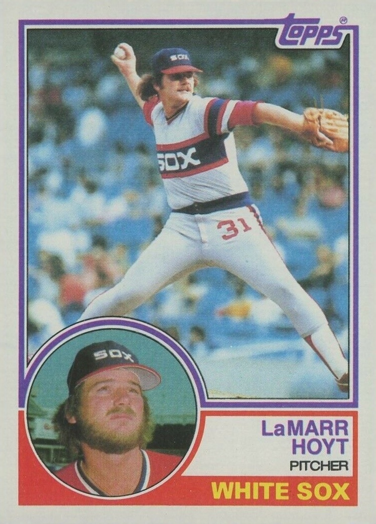 1983 Topps LaMarr Hoyt #618 Baseball Card