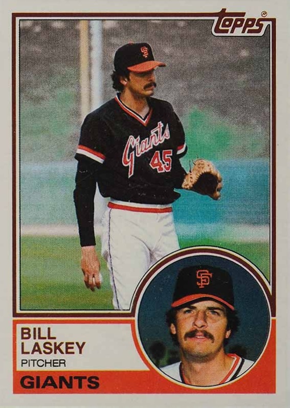 1983 Topps Bill Laskey #518 Baseball Card