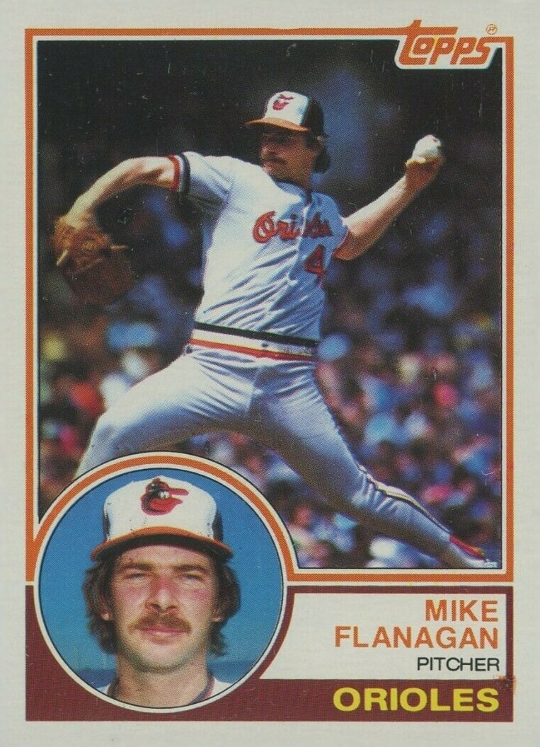 1983 Topps Mike Flanagan #445 Baseball Card