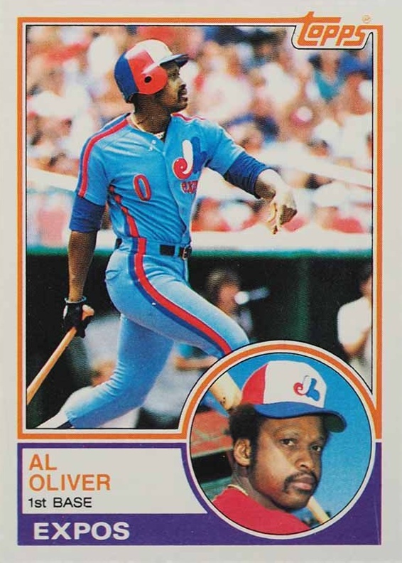 1983 Topps Al Oliver #420 Baseball Card