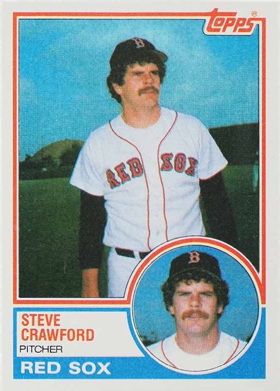 1983 Topps Steve Crawford #419 Baseball Card