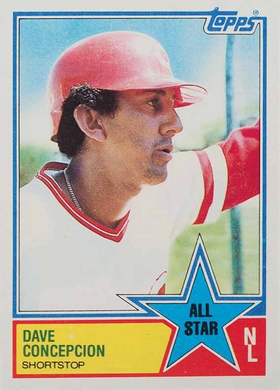 1983 Topps Dave Concepcion #400 Baseball Card