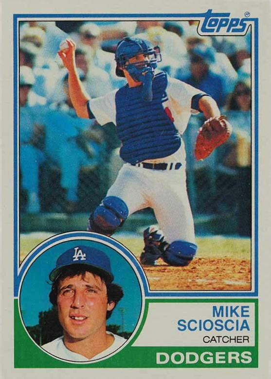 1983 Topps Mike Scioscia #352 Baseball Card
