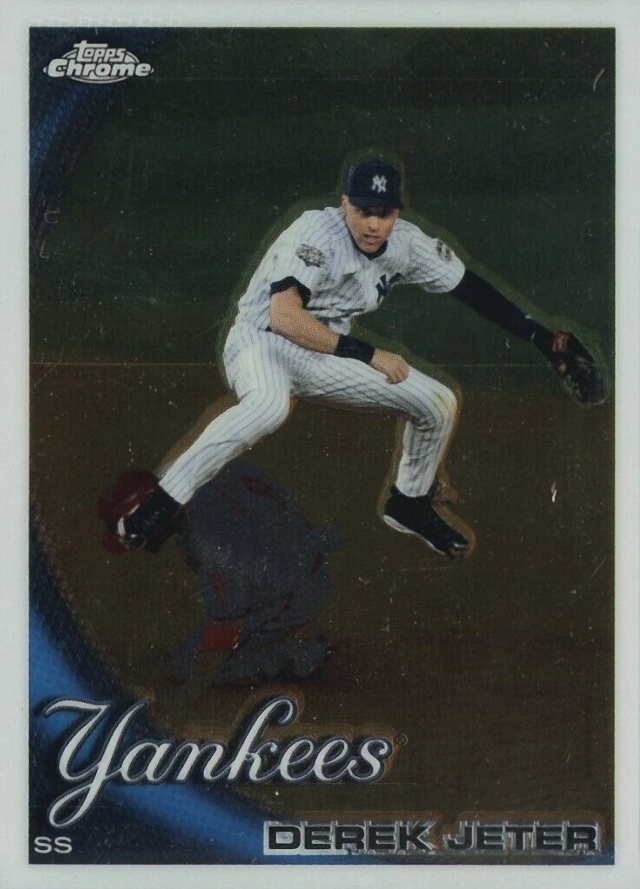 2010 Topps Chrome Derek Jeter #165 Baseball Card