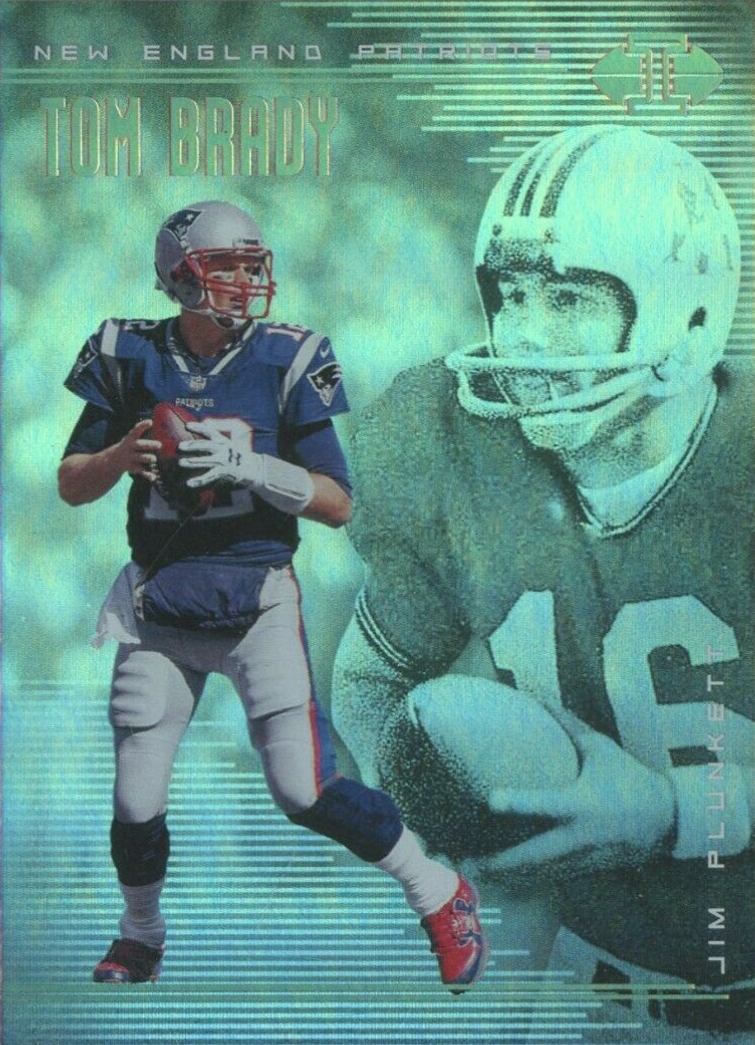 2018 Panini Illusions Jim Plunkett/Tom Brady #73 Football Card