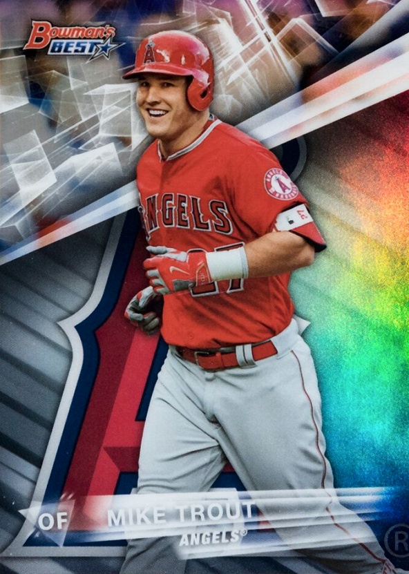 2016 Bowman's Best  Mike Trout #1 Baseball Card