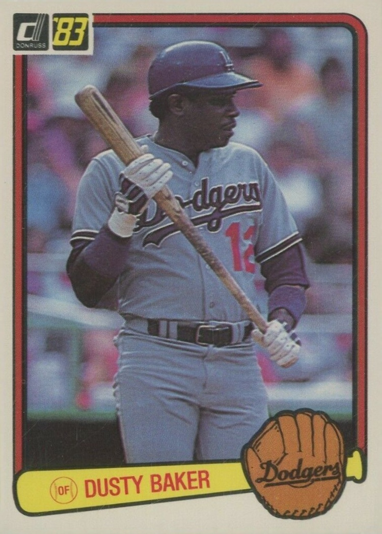 1983 Donruss Dusty Baker #462 Baseball Card