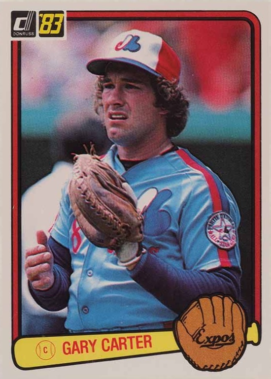 1983 Donruss Gary Carter #340 Baseball Card