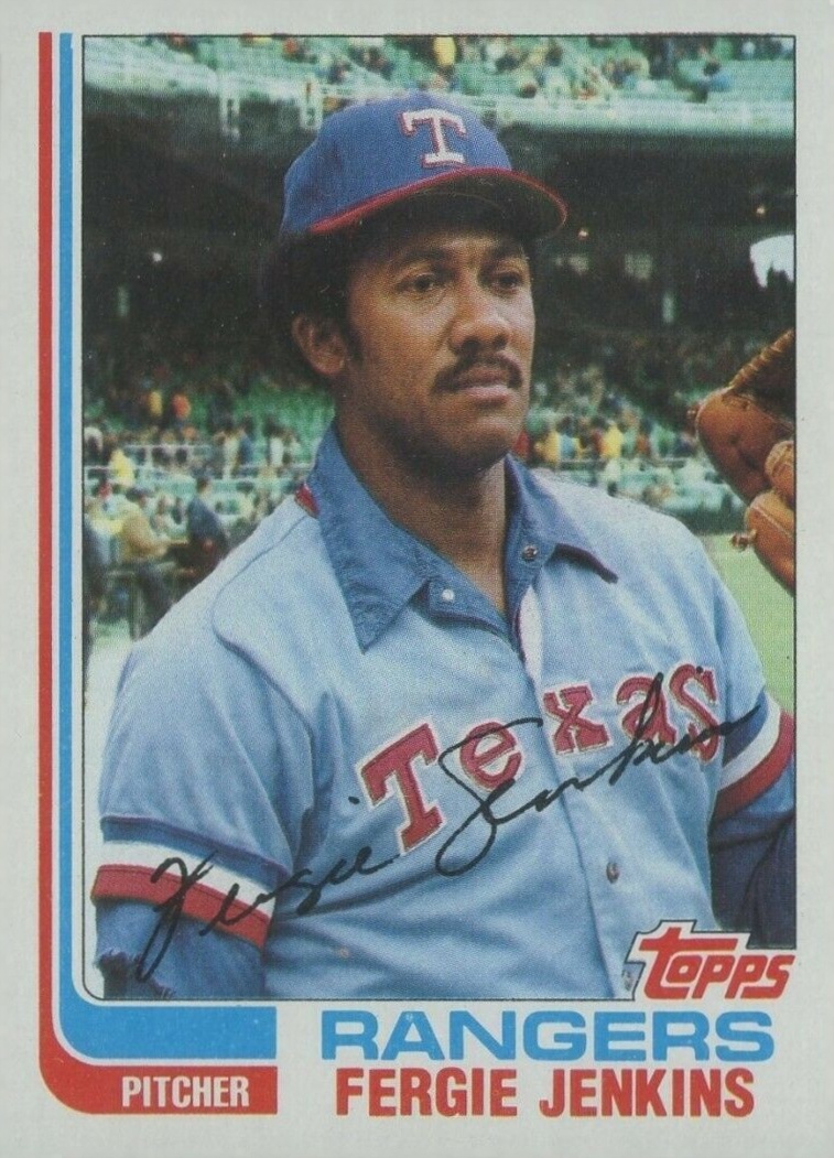 1982 Topps Fergie Jenkins #624 Baseball Card