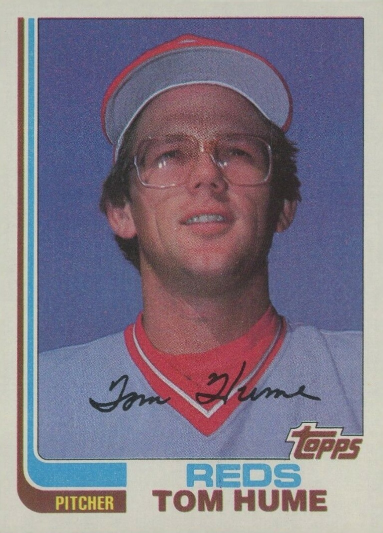 1982 Topps Tom Hume #763 Baseball Card