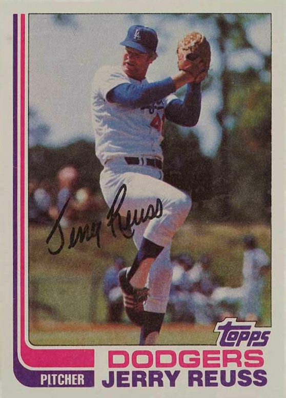 1982 Topps Jerry Reuss #710 Baseball Card
