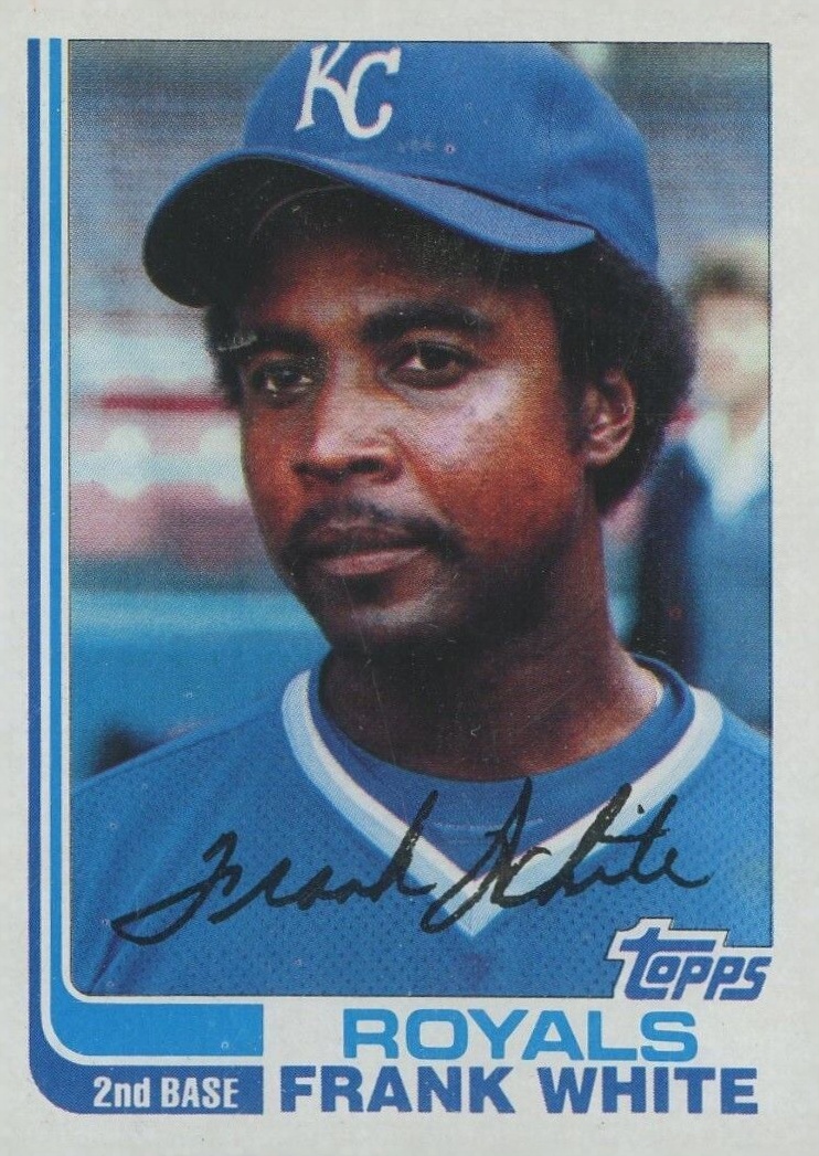 1982 Topps Frank White #645 Baseball Card