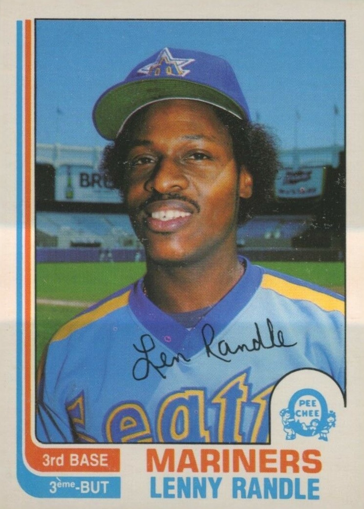 1982 Topps Lenny Randle #312 Baseball Card