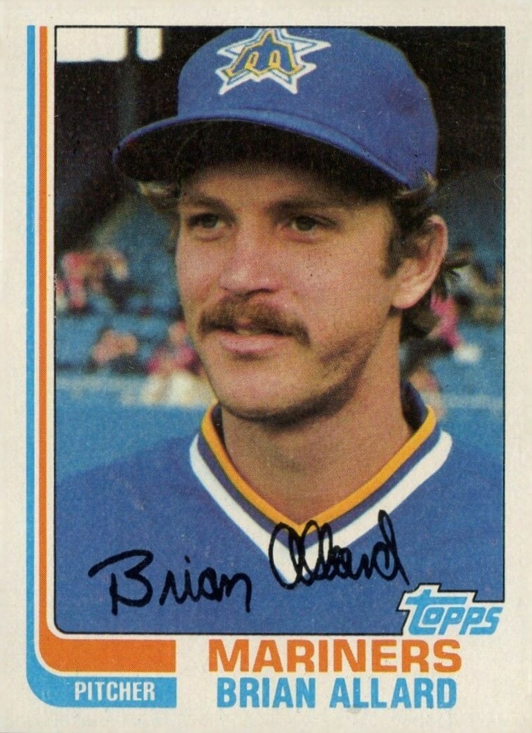1982 Topps Brian Allard #283 Baseball Card