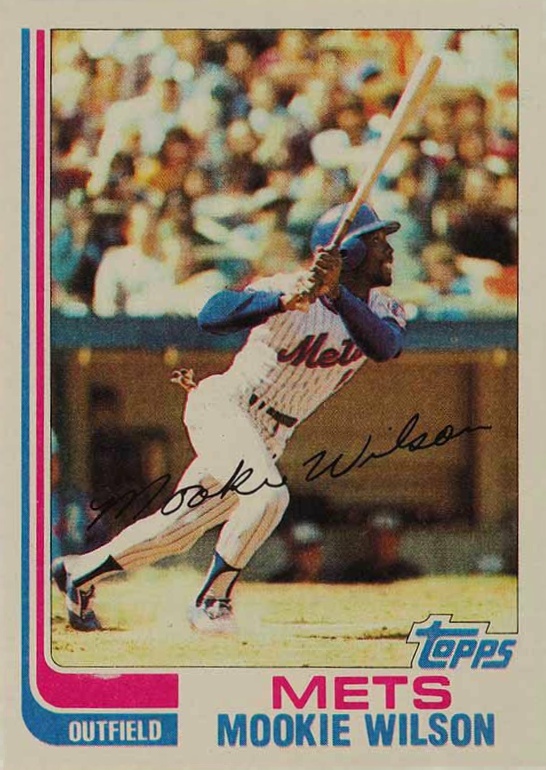 1982 Topps Mookie Wilson #143 Baseball Card