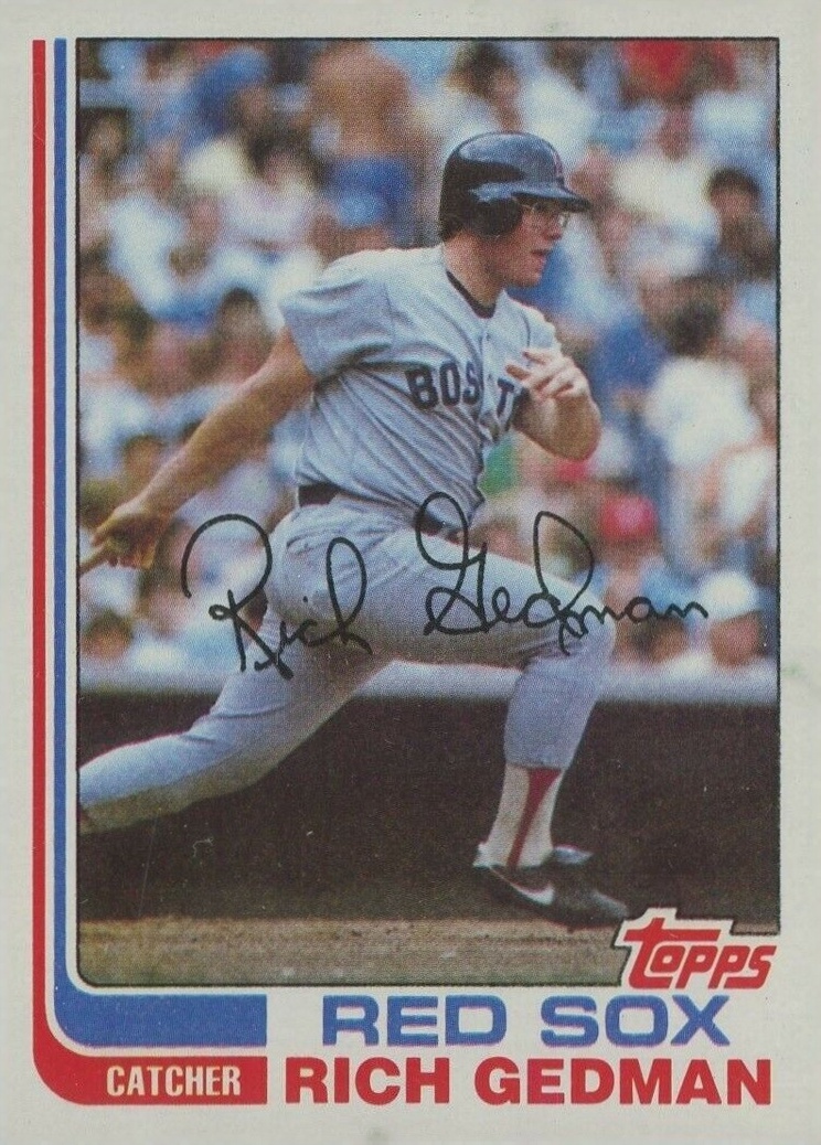 1982 Topps Rich Gedman #59 Baseball Card