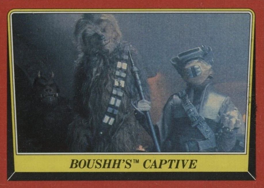 1983 Star Wars Return of the Jedi Boushh's Captive #24 Non-Sports Card