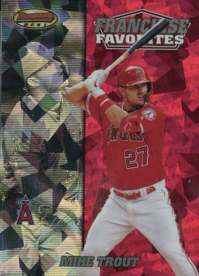 2020 Bowman's Best 2000 Franchise Favorites Mike Trout #FFAMT Baseball Card